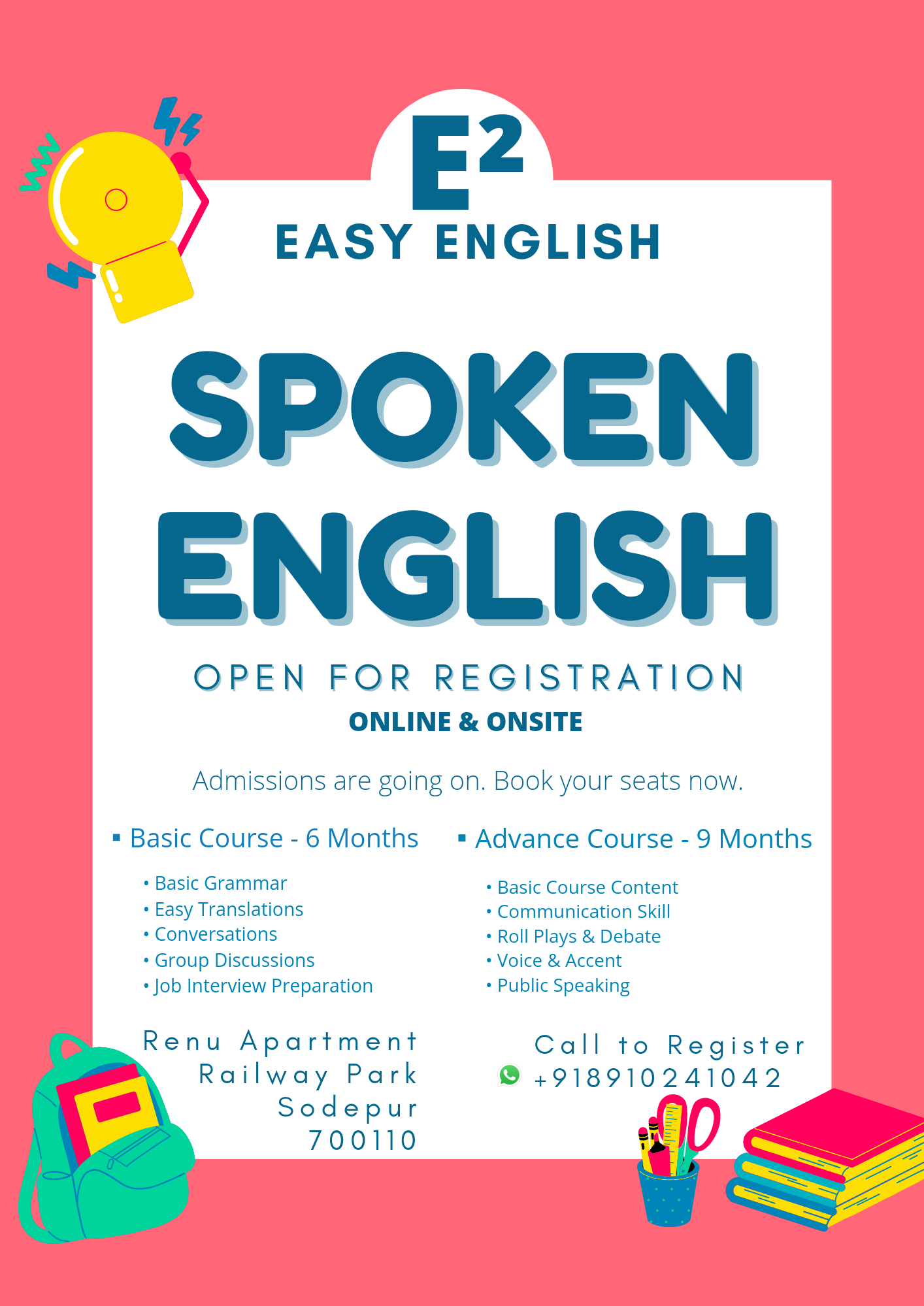 Spoken English teacher Mr. Rahul Nandi in Jugberia