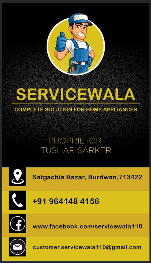 AC mechanic Mr. Tushar Sarkar in Satgachia