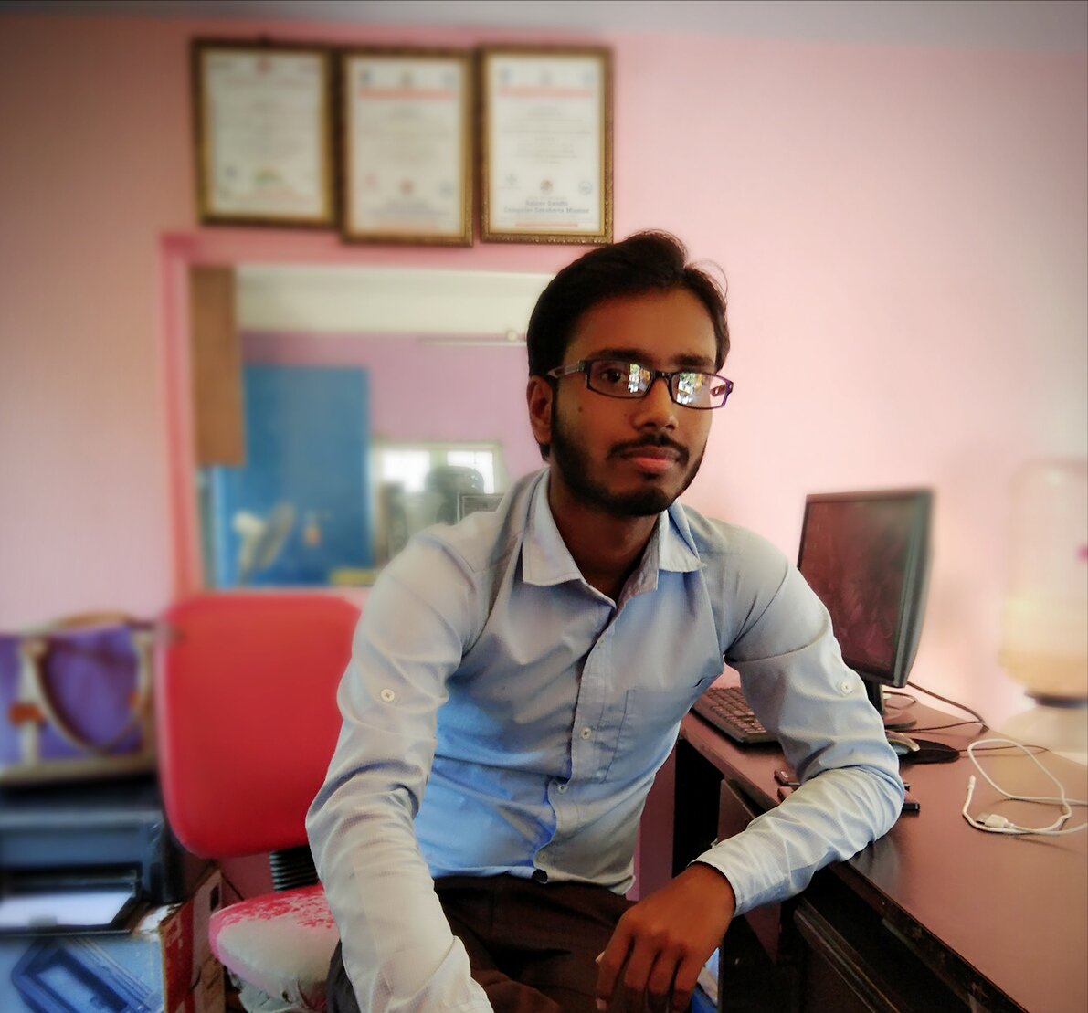 Computer Teacher Mr. Sidhartha Pal in Dandirhat