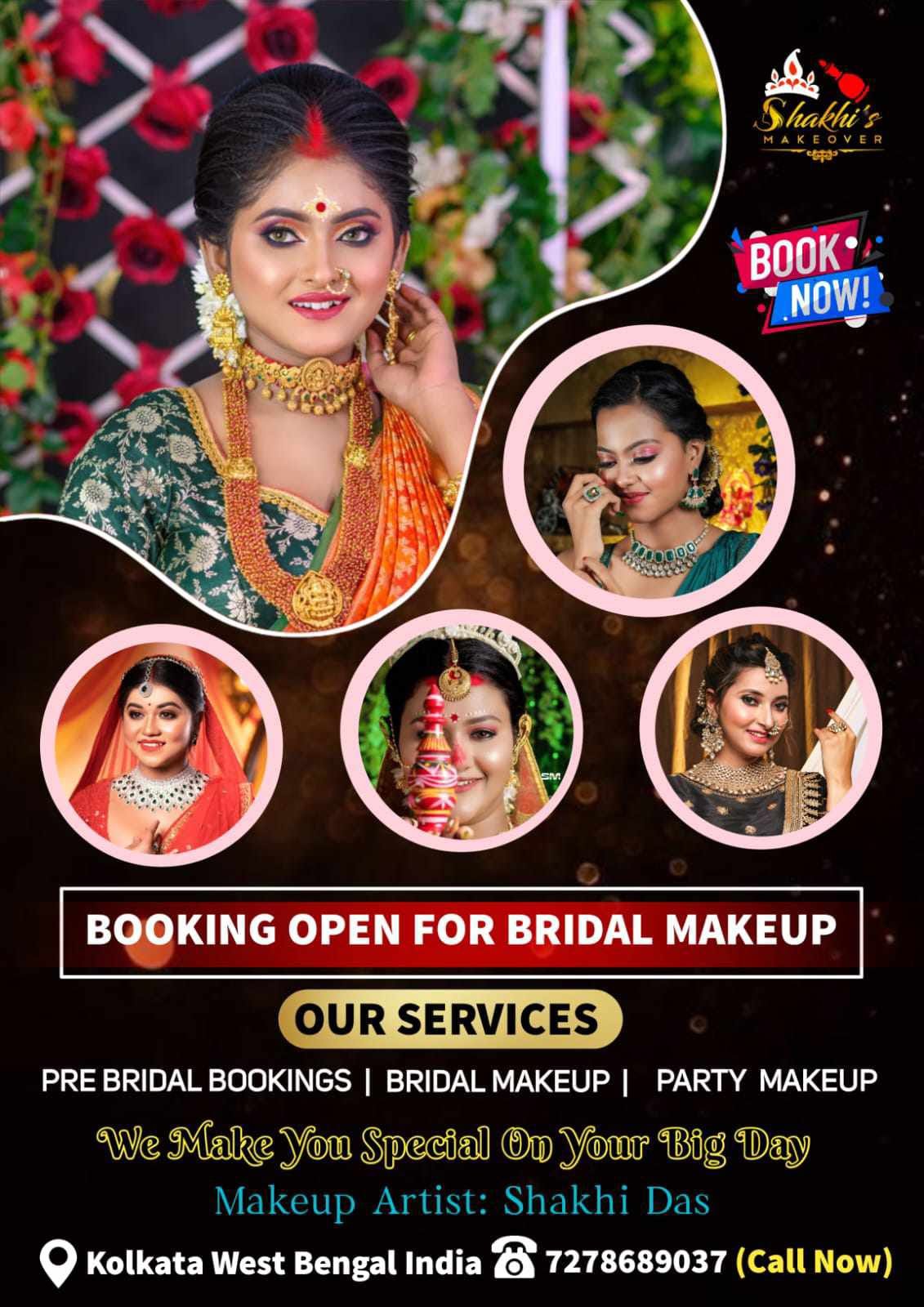 Bridal Makeup Mrs. Ruma Majumder in Panihati 1