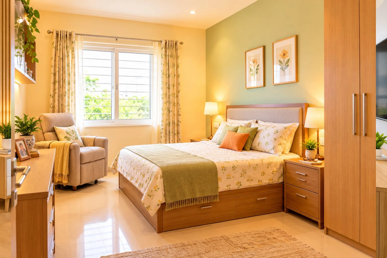 Cozy Sage Green Bedroom Retreat