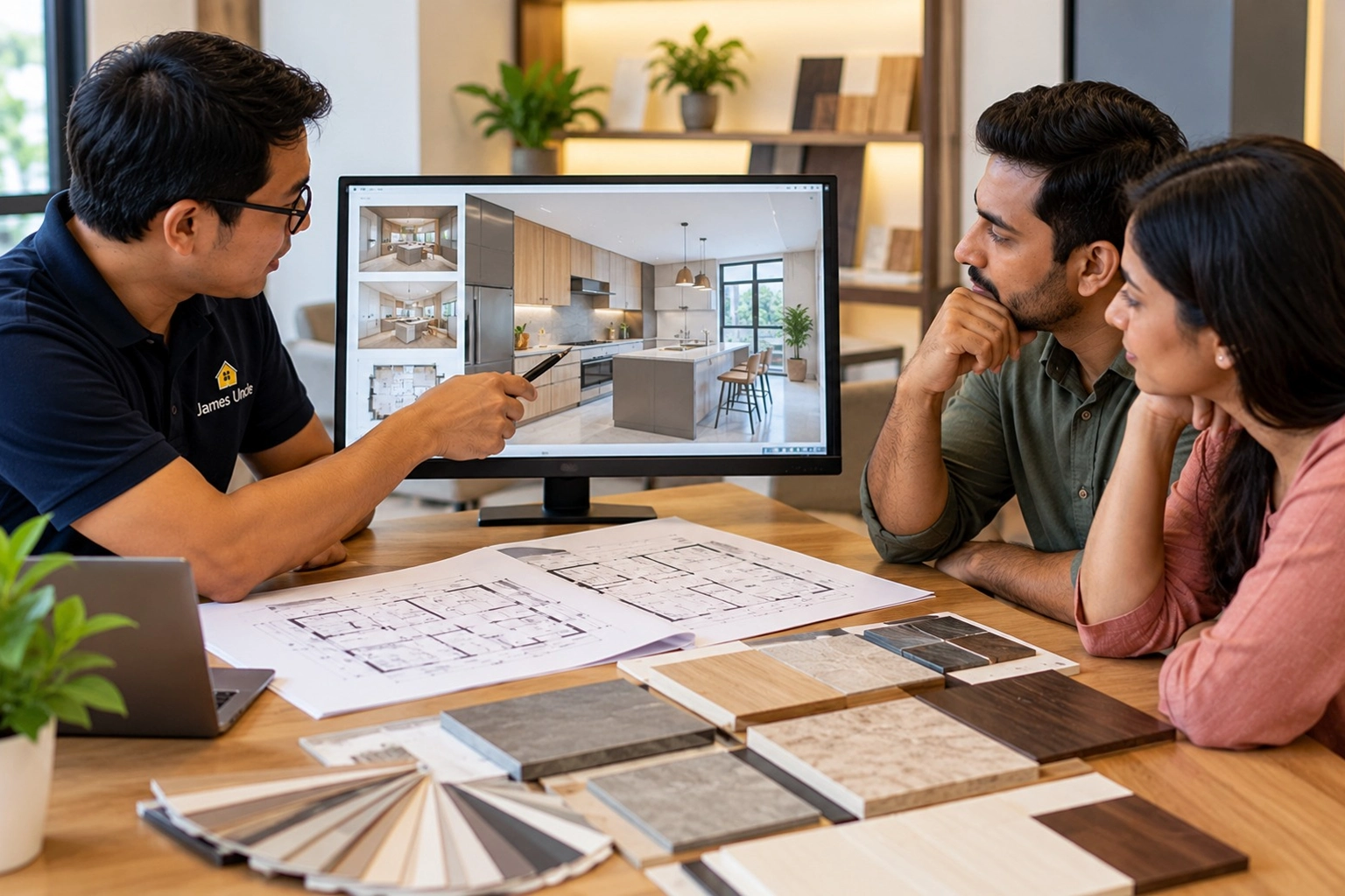 (3) Design & Planning - Develop layouts, 3D concepts and material options